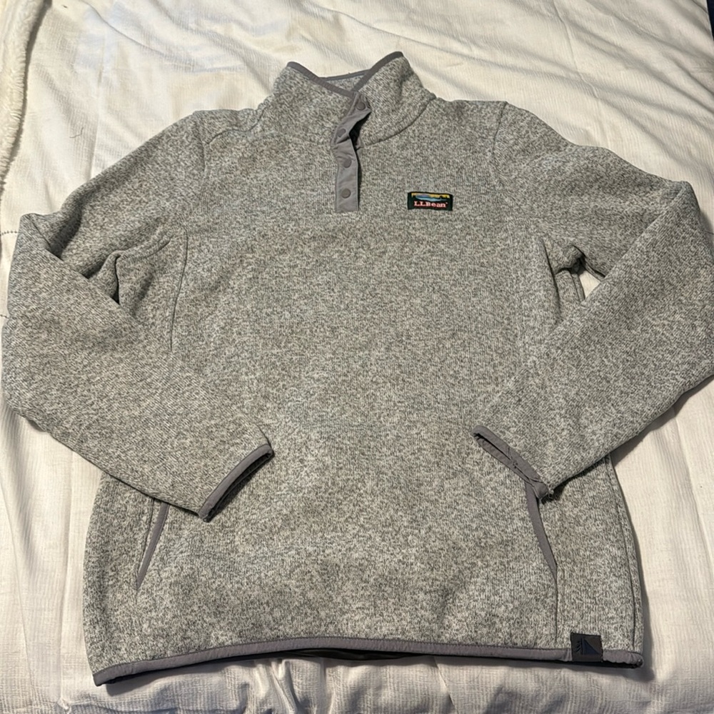 L.L. Bean snap fleece